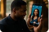 Sam and Jossy on FaceTime