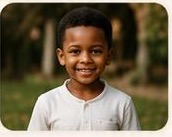 Sam as a child